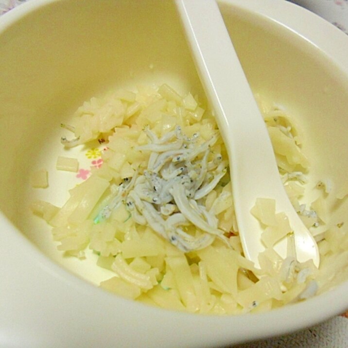 じゃこうどん　離乳食　もぐもぐ期